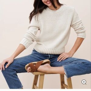 Jenni Kayne Cotton crewmeck sweater size Small